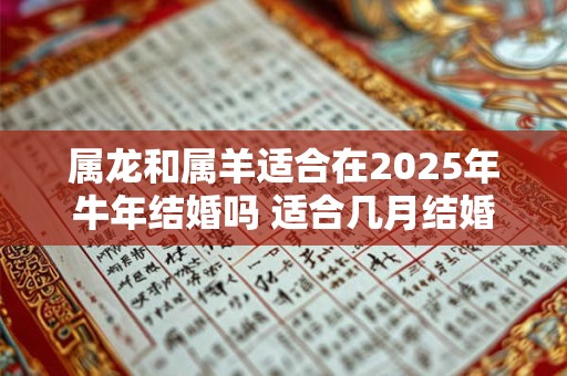 属龙和属羊适合在2025年牛年结婚吗 适合几月结婚
