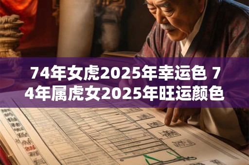 74年女虎2025年幸运色 74年属虎女2025年旺运颜色