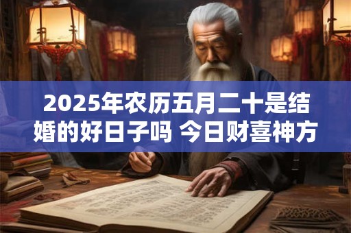 2025年农历五月二十是结婚的好日子吗 今日财喜神方位