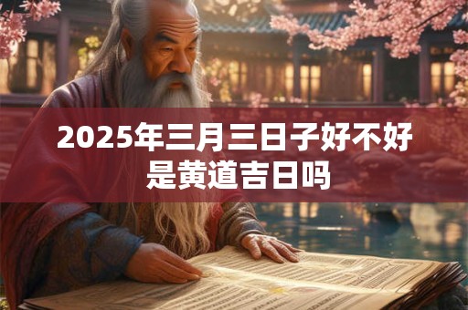2026年三月三日子好不好 是黄道吉日吗