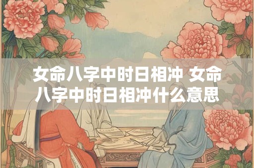 女命八字中时日相冲 女命八字中时日相冲什么意思