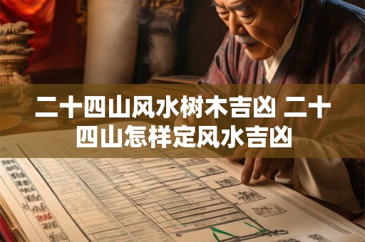 二十四山风水树木吉凶 二十四山怎样定风水吉凶