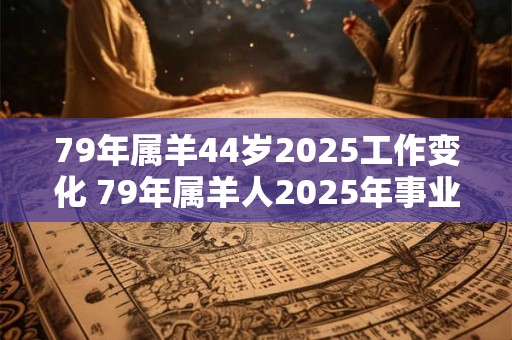 79年属羊44岁2025工作变化 79年属羊人2025年事业运势