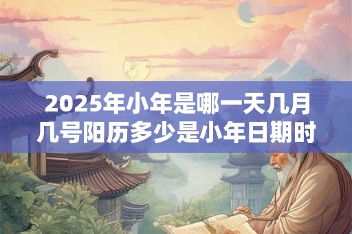 2025年小年是哪一天几月几号阳历多少是小年日期时间