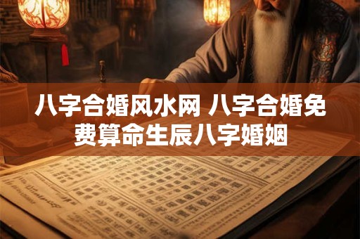 八字合婚风水网 八字合婚免费算命生辰八字婚姻