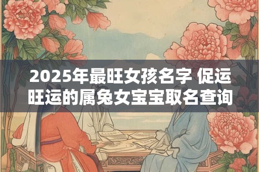 2025年最旺女孩名字 促运旺运的属兔女宝宝取名查询大全