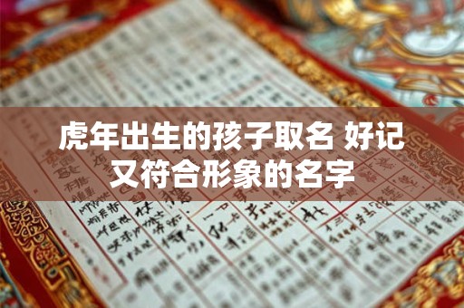 虎年出生的孩子取名 好记又符合形象的名字