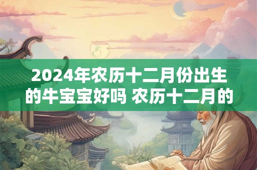 2024年农历十二月份出生的牛宝宝好吗 农历十二月的牛宝宝好吗