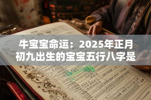 牛宝宝命运：2025年正月初九出生的宝宝五行八字是什么