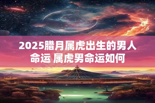 2025腊月属虎出生的男人命运 属虎男命运如何