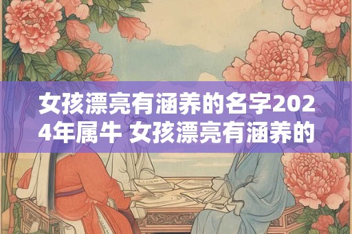 女孩漂亮有涵养的名字2024年属牛 女孩漂亮有涵养的名字