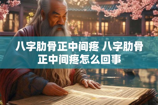 八字肋骨正中间疼 八字肋骨正中间疼怎么回事