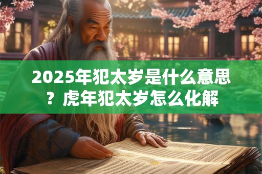 2026年犯太岁是什么意思?虎年犯太岁怎么化解 2026年犯太岁是什么意思?虎年犯太岁怎么化解