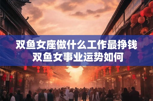 双鱼女座做什么工作最挣钱 双鱼女事业运势如何