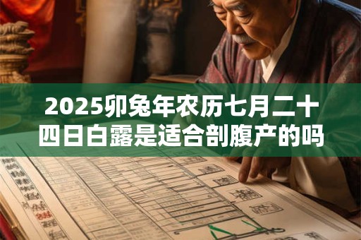 2025卯兔年农历七月二十四日白露是适合剖腹产的吗