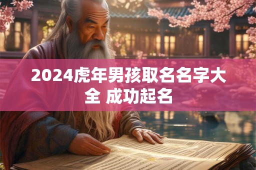 2024虎年男孩取名名字大全 成功起名