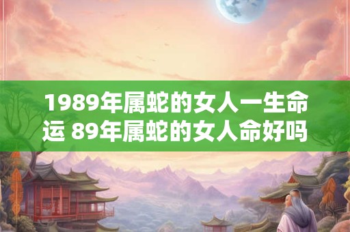 1989年属蛇的女人一生命运 89年属蛇的女人命好吗