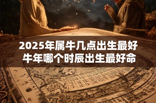 2026年属牛几点出生最好 牛年哪个时辰出生最好命