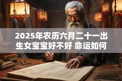 2025年农历六月二十一出生女宝宝好不好 命运如何