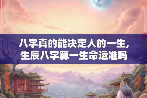 八字真的能决定人的一生,生辰八字算一生命运准吗