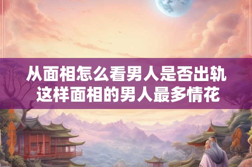从面相怎么看男人是否出轨 这样面相的男人最多情花心