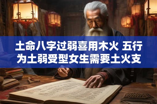 土命八字过弱喜用木火 五行为土弱受型女生需要土火支援