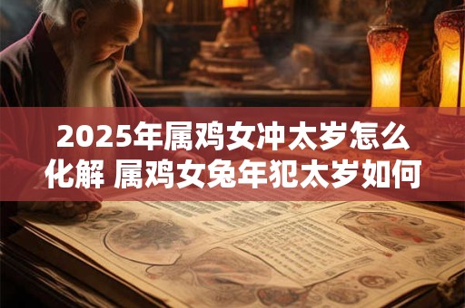2025年属鸡女冲太岁怎么化解 属鸡女兔年犯太岁如何转运