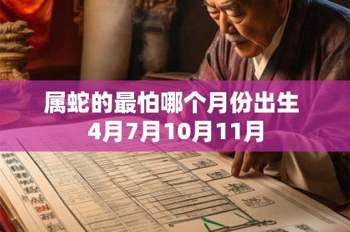 属蛇的最怕哪个月份出生 4月7月10月11月