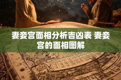 妻妾宫面相分析吉凶表 妻妾宫的面相图解
