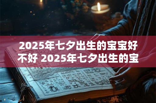 2025年七夕出生的宝宝好不好 2025年七夕出生的宝宝取名