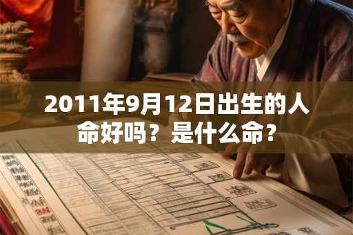 2011年9月12日出生的人命好吗？是什么命？