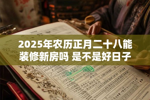 2025年农历正月二十八能装修新房吗 是不是好日子-择吉日网