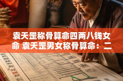 袁天罡称骨算命四两八钱女命 袁天罡男女称骨算命：二两八钱命运详解
