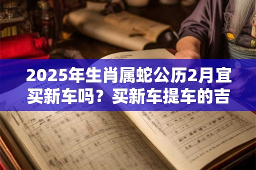 2025年生肖属蛇公历2月宜买新车吗？买新车提车的吉利日子