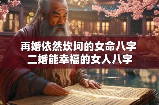详细阅读:再婚依然坎坷的女命八字 二婚能幸福的女人八字 再婚依然坎坷的女命八字 二婚能幸福的女人八字
