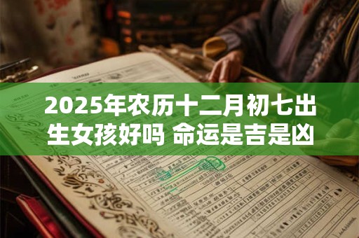 2026年农历十二月初七出生女孩好吗 命运是吉是凶