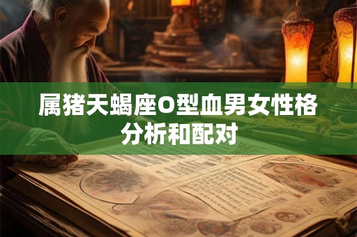 属猪天蝎座O型血男女性格分析和配对