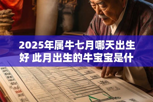 2025年属牛七月哪天出生好 此月出生的牛宝宝是什么命
