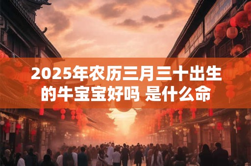 2025年农历三月三十出生的牛宝宝好吗 是什么命