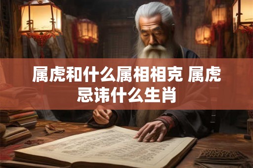 属虎和什么属相相克 属虎忌讳什么生肖