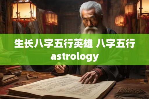 生长八字五行英雄 八字五行astrology