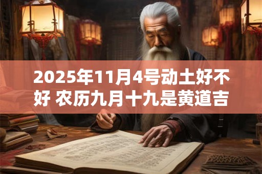 2025年11月4号动土好不好 农历九月十九是黄道吉日吗