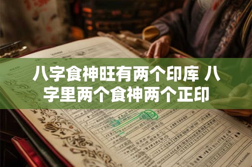 八字食神旺有两个印库 八字里两个食神两个正印