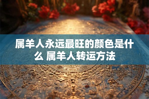 属羊人永远最旺的颜色是什么 属羊人转运方法