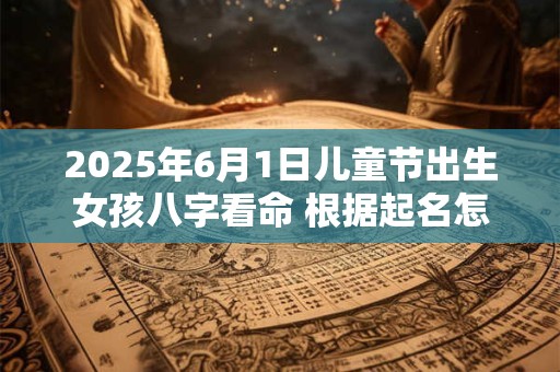 2025年6月1日儿童节出生女孩八字看命 根据起名怎么取