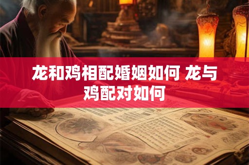 龙和鸡相配婚姻如何 龙与鸡配对如何