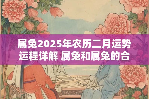 属兔2025年农历二月运势运程详解 属兔和属兔的合财吗