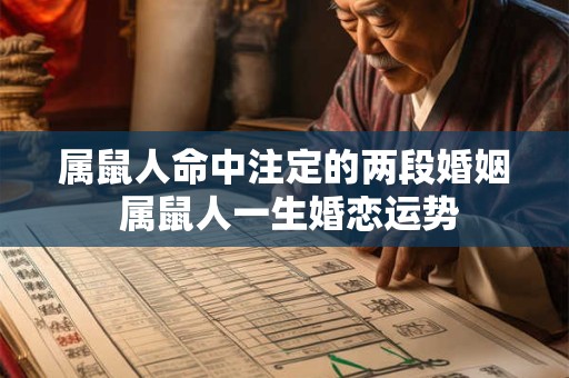 属鼠人命中注定的两段婚姻 属鼠人一生婚恋运势