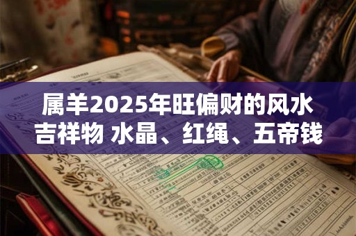 属羊2025年旺偏财的风水吉祥物 水晶、红绳、五帝钱