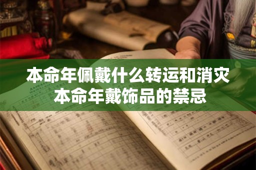 本命年佩戴什么转运和消灾 本命年戴饰品的禁忌